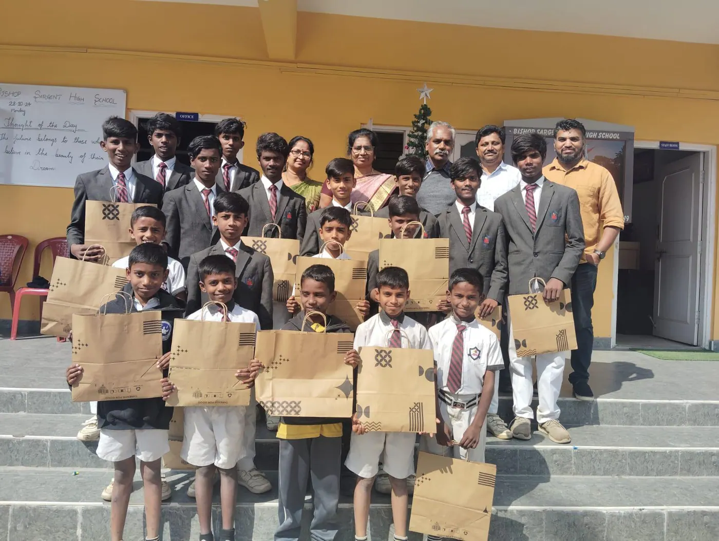 Children supported by Pass It On Trust at Bishop Sargent School