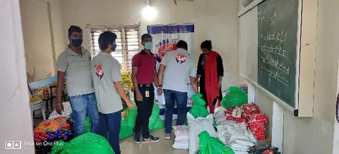Food items received from Google India