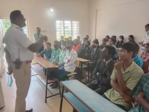 Traffic rules and road safety awareness programme